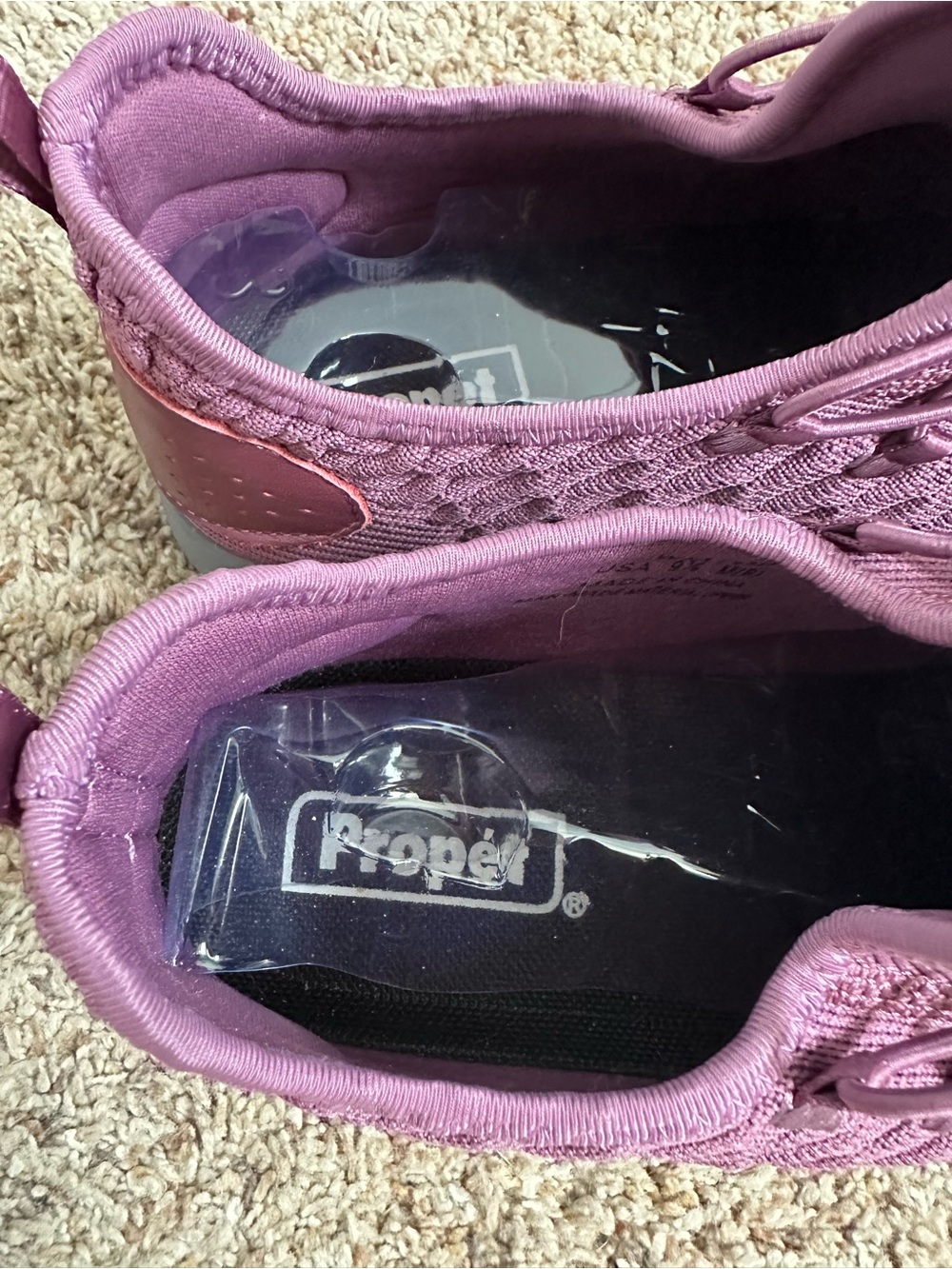 Propet TravelBound Women’s 9.5 M Berry Knit Bungee Comfort Sneakers New in Box - Picture 7 of 10